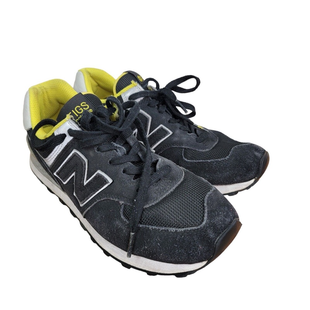 New Balance ML574FIG Black Gray Yellow FIGS 574 Sneakers Mens Size 8
